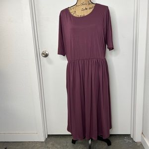 Zenana Premium mauve color dress, size 2X.